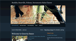 Desktop Screenshot of genoviadance.com