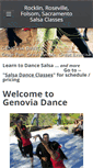 Mobile Screenshot of genoviadance.com